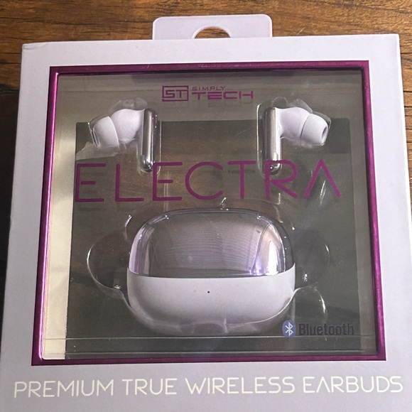 Simply Tech Other - Electra True Wireless Earbuds in White and Silver